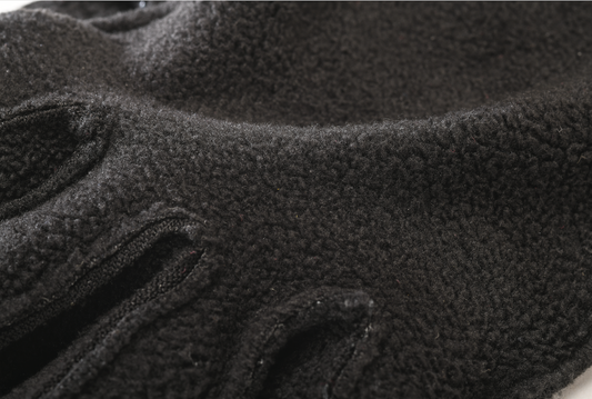 M Polar Fleece Riding Gloves Black